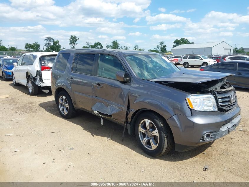 2015 Honda Pilot Se VIN: 5FNYF4H30FB078859 Lot: 39579610