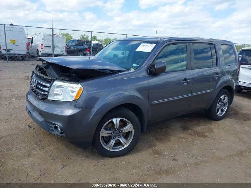 2015 Honda Pilot Se VIN: 5FNYF4H30FB078859 Lot: 39579610