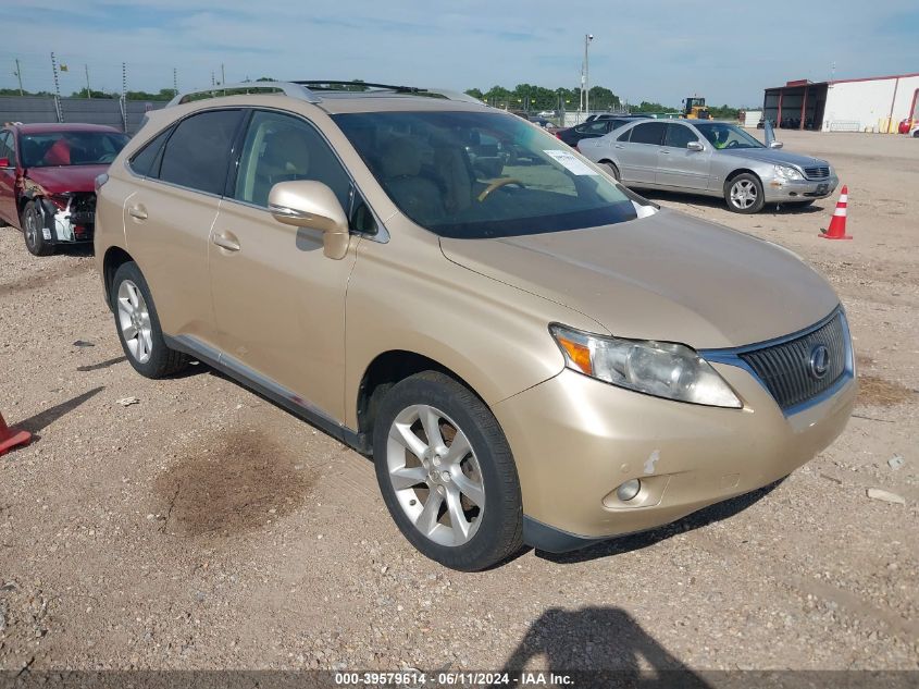 2010 Lexus Rx 350 VIN: 2T2BK1BA1AC037558 Lot: 39579614