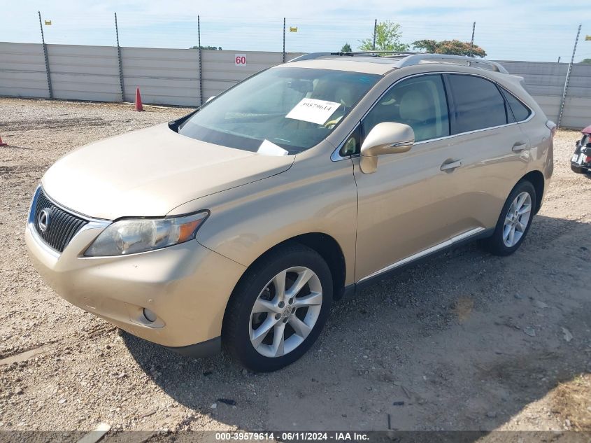 2010 Lexus Rx 350 VIN: 2T2BK1BA1AC037558 Lot: 39579614