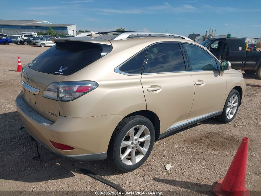 2010 Lexus Rx 350 VIN: 2T2BK1BA1AC037558 Lot: 39579614