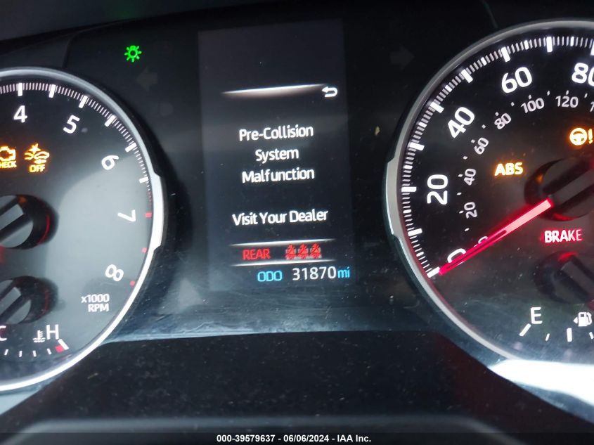 2022 Toyota Rav4 Le VIN: 2T3F1RFV2NW281302 Lot: 39579637