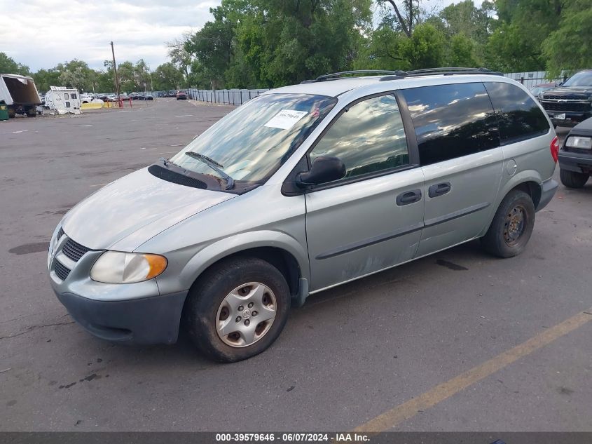 2003 Dodge Caravan Se VIN: 1D8GP25393B136176 Lot: 39579646