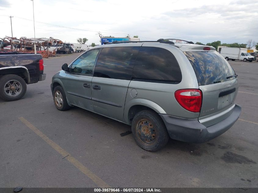 2003 Dodge Caravan Se VIN: 1D8GP25393B136176 Lot: 39579646