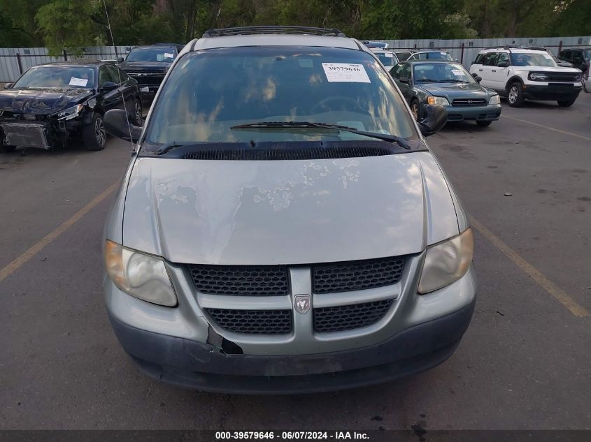 2003 Dodge Caravan Se VIN: 1D8GP25393B136176 Lot: 39579646