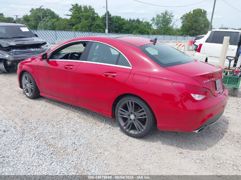 2015 Mercedes-Benz Cla 250 4Matic VIN: WDDSJ4GB7FN238353 Lot: 39579649