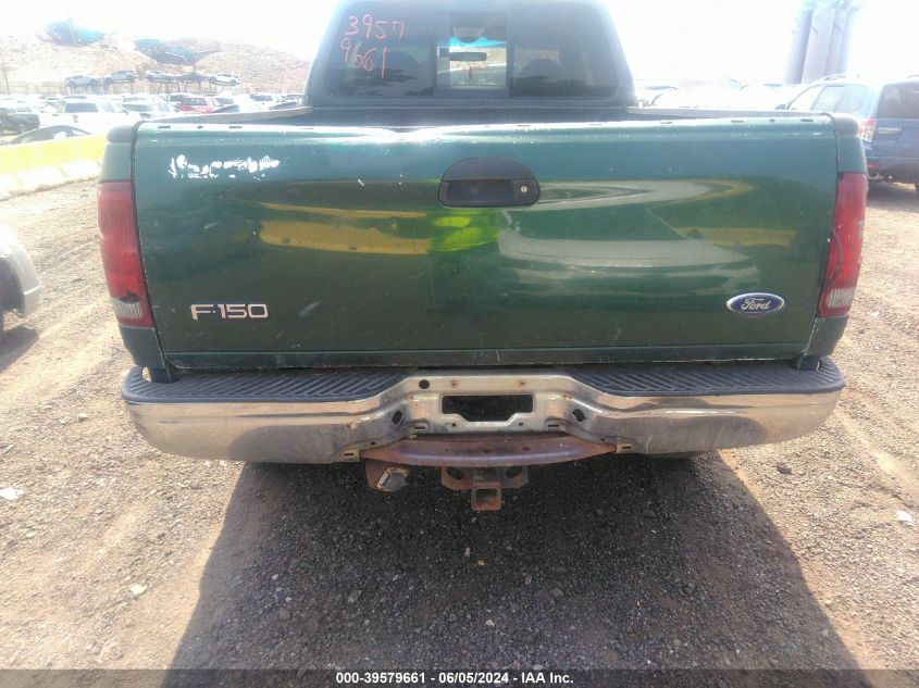 2000 Ford F150 VIN: 1FTRX18L7YNA82931 Lot: 39579661