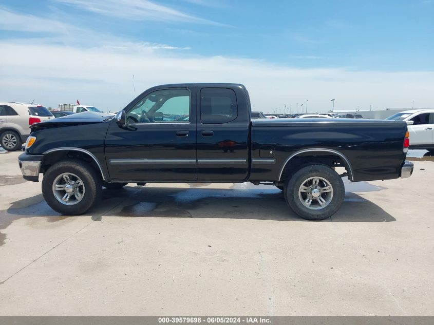 2000 Toyota Tundra Sr5 V8 VIN: 5TBBT4412YS123651 Lot: 39579698