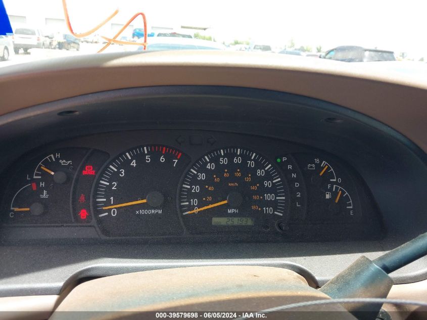 2000 Toyota Tundra Sr5 V8 VIN: 5TBBT4412YS123651 Lot: 39579698