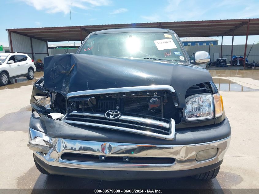 2000 Toyota Tundra Sr5 V8 VIN: 5TBBT4412YS123651 Lot: 39579698