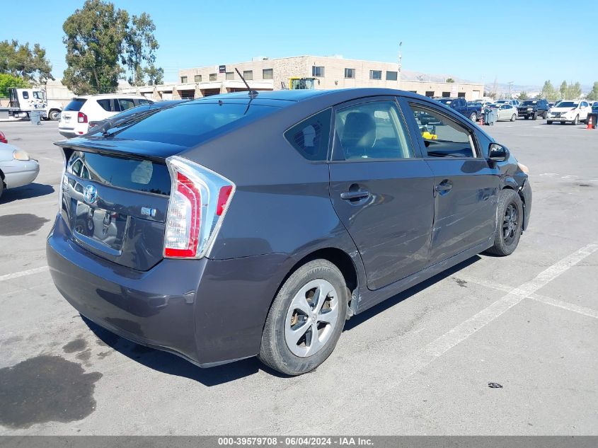 2014 Toyota Prius Two VIN: JTDKN3DU7E0383953 Lot: 39579708