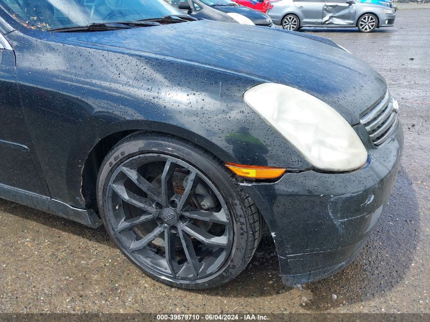 2003 Infiniti G35 Base W/6 Speed Manual VIN: JNKCV51E83M006968 Lot: 39579710