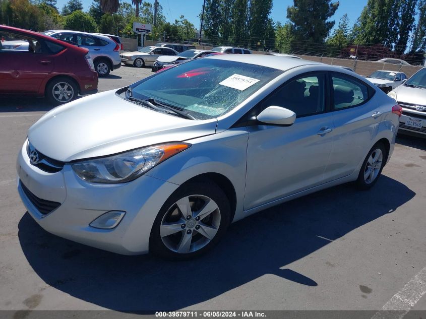 2012 Hyundai Elantra Gls/Limited VIN: KMHDH4AE8CU384064 Lot: 39579711