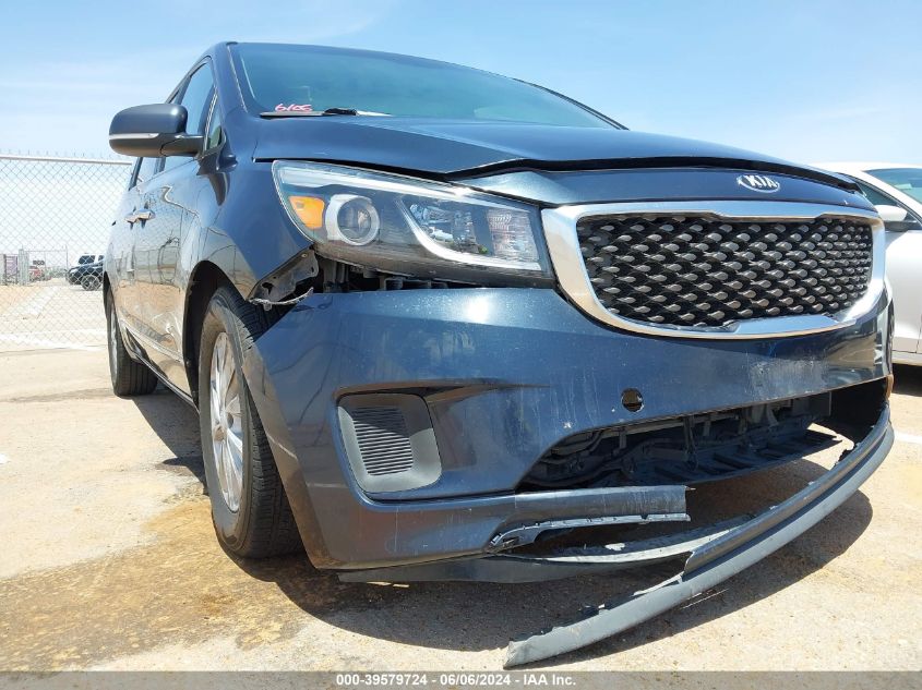 2016 Kia Sedona Lx VIN: KNDMB5C17G6082510 Lot: 39579724