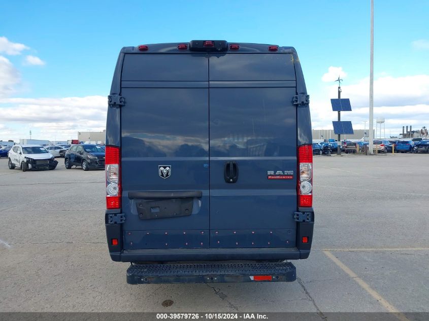 2021 Ram Promaster 3500 Cargo Van High Roof 159 Wb Ext VIN: 3C6FRVJG2ME501100 Lot: 39579726