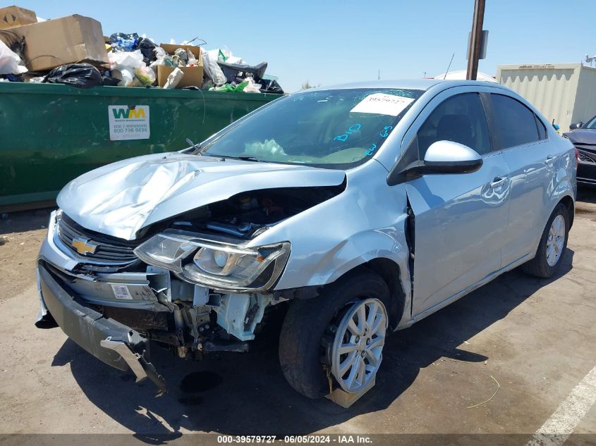 2017 Chevrolet Sonic Lt Auto VIN: 1G1JD5SH2H4148835 Lot: 39579727