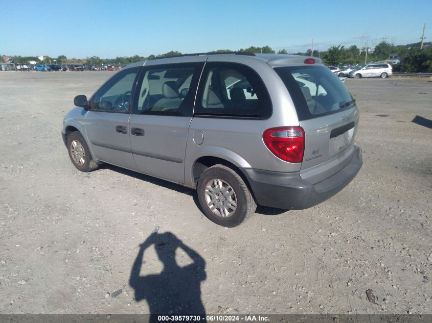 2006 Dodge Caravan Se VIN: 1D4GP25B16B743153 Lot: 39579730