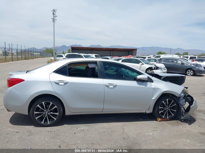 2017 Toyota Corolla Se VIN: 5YFBURHE0HP623301 Lot: 39579731