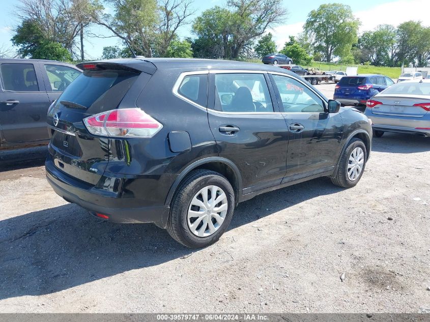 2016 Nissan Rogue S VIN: 5N1AT2MVXGC869920 Lot: 39579747