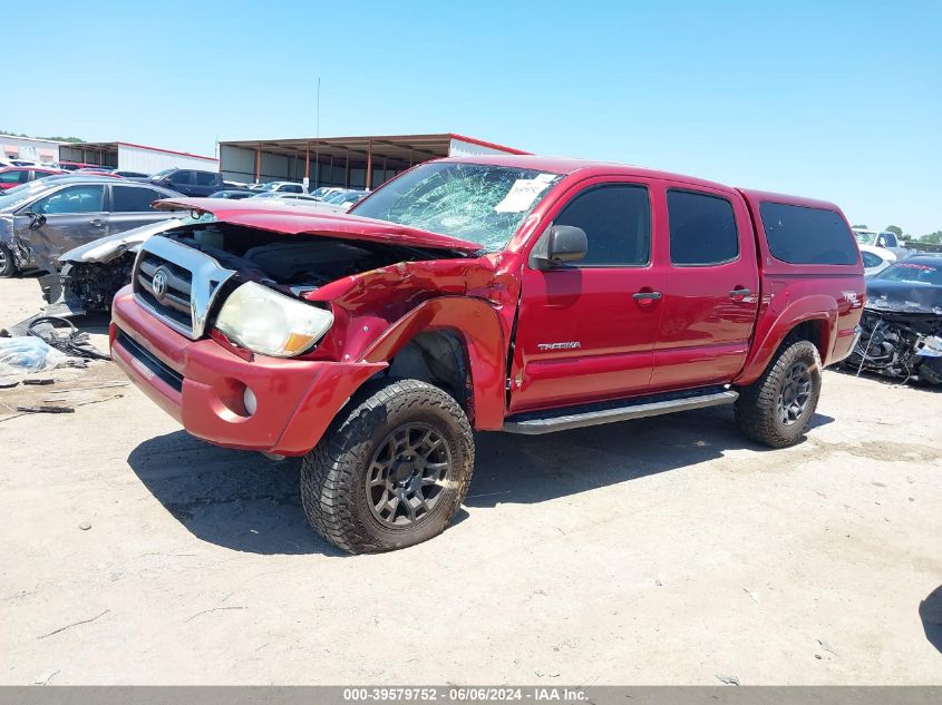 2005 Toyota Tacoma Double Cab Prerunner VIN: 5TEJU62N05Z059478 Lot: 39579752