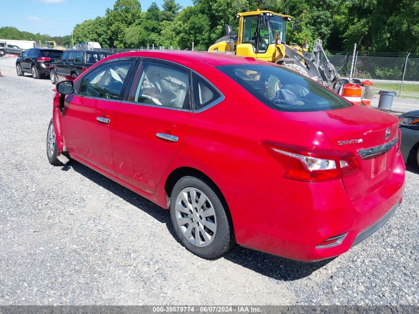 2017 Nissan Sentra Sv VIN: 3N1AB7AP0HY317235 Lot: 39579774