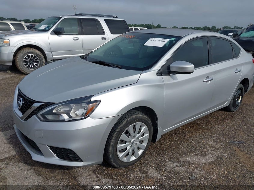 2017 Nissan Sentra Sv VIN: 3N1AB7AP4HY356152 Lot: 39579780
