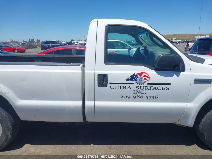 2005 Ford F-250 Xl/Xlt VIN: 1FTNF20575EC62734 Lot: 39579795