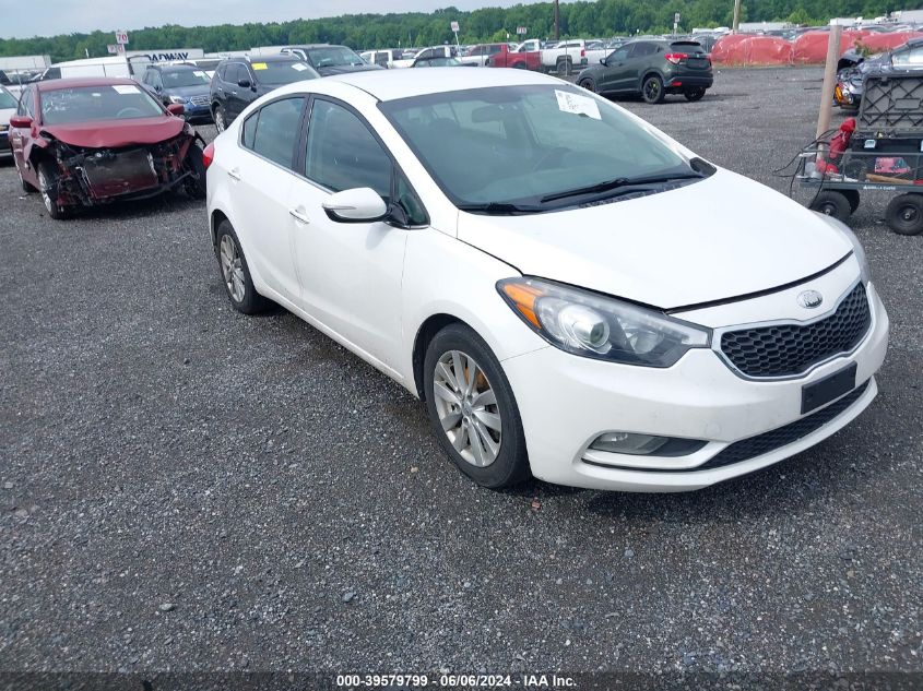 2014 Kia Forte Ex VIN: KNAFX4A82E5162575 Lot: 39579799