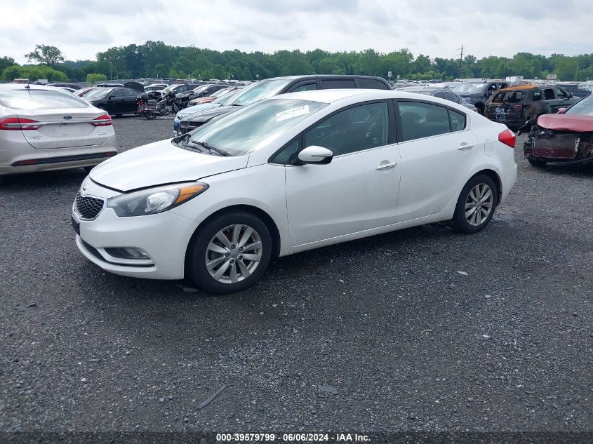 2014 Kia Forte Ex VIN: KNAFX4A82E5162575 Lot: 39579799