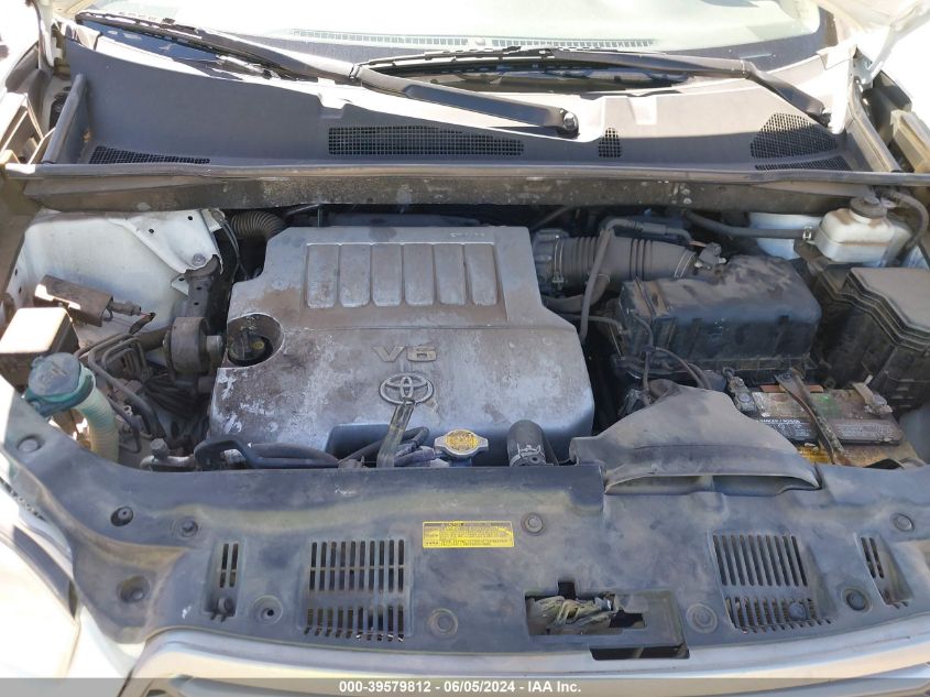 2010 Toyota Highlander Base V6 VIN: 5TDZK3EH9AS023275 Lot: 39579812