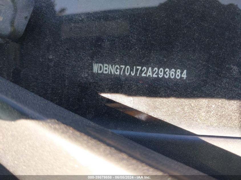 2002 Mercedes-Benz S 430 VIN: WDBNG70J72A293684 Lot: 39579858