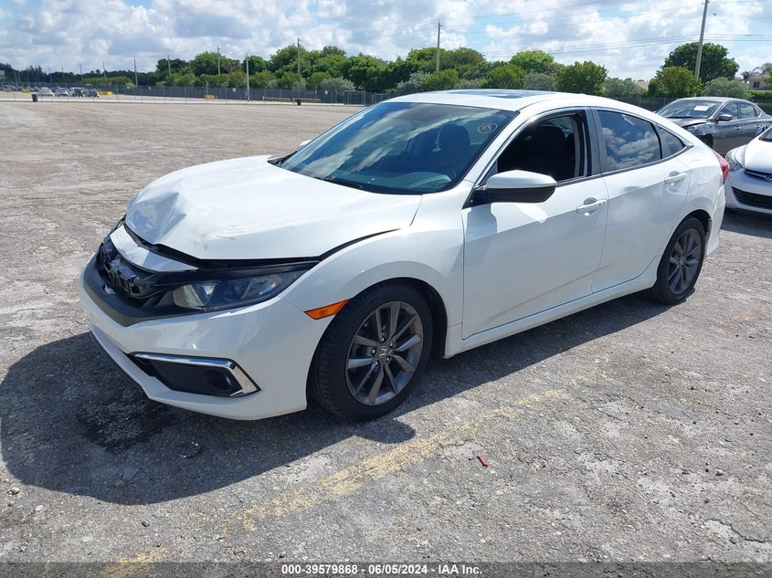 VIN 19XFC1F3XKE008741 2019 HONDA CIVIC EX