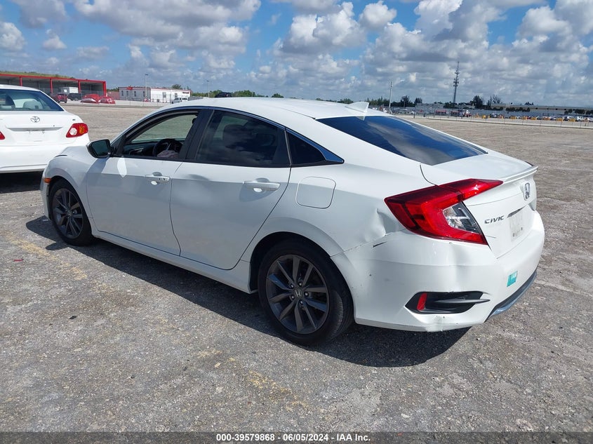 VIN 19XFC1F3XKE008741 2019 HONDA CIVIC EX
