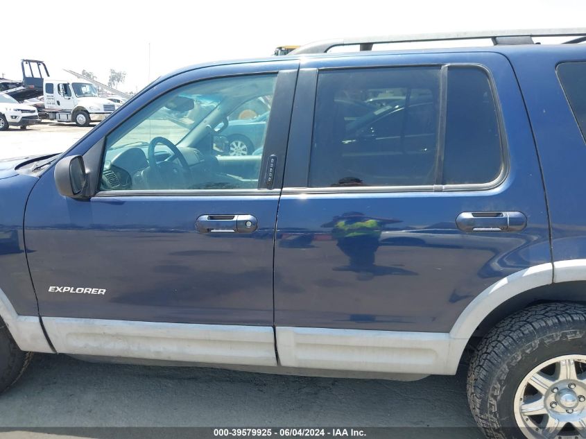 2002 Ford Explorer Xlt VIN: 1FMZU73E62ZC43947 Lot: 39579925