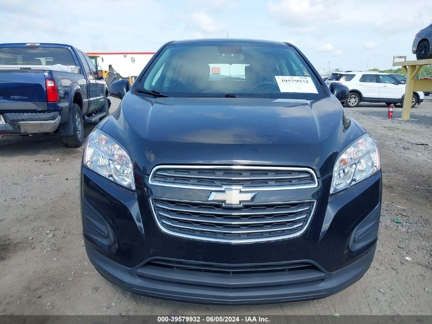 2015 Chevrolet Trax 1Ls VIN: 3GNCJPSB0FL253789 Lot: 39579932