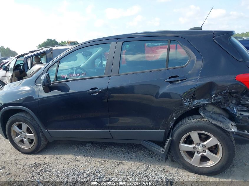 2015 Chevrolet Trax 1Ls VIN: 3GNCJPSB0FL253789 Lot: 39579932