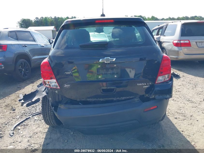 2015 Chevrolet Trax 1Ls VIN: 3GNCJPSB0FL253789 Lot: 39579932