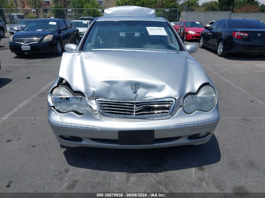 2002 Mercedes-Benz C 240 VIN: WDBRF61J22F293723 Lot: 39579938