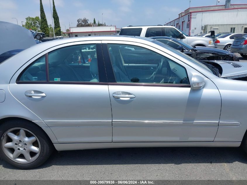 2002 Mercedes-Benz C 240 VIN: WDBRF61J22F293723 Lot: 39579938