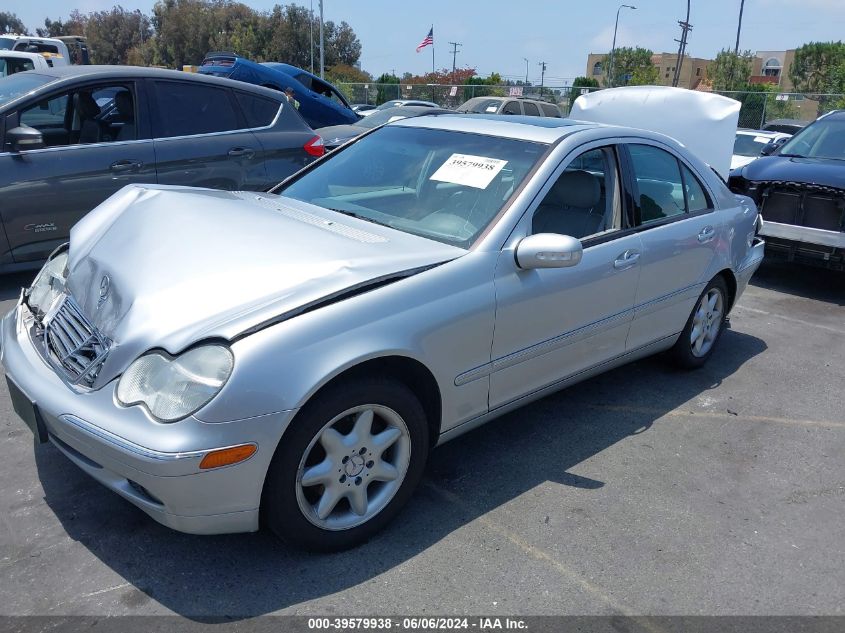 2002 Mercedes-Benz C 240 VIN: WDBRF61J22F293723 Lot: 39579938