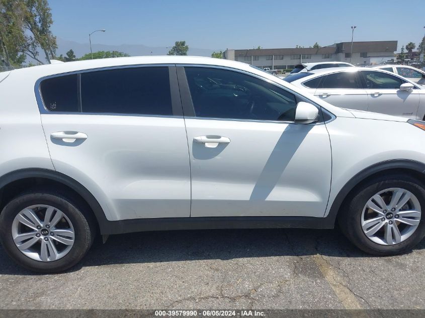 2017 Kia Sportage Lx VIN: KNDPM3AC4H7282031 Lot: 39579990