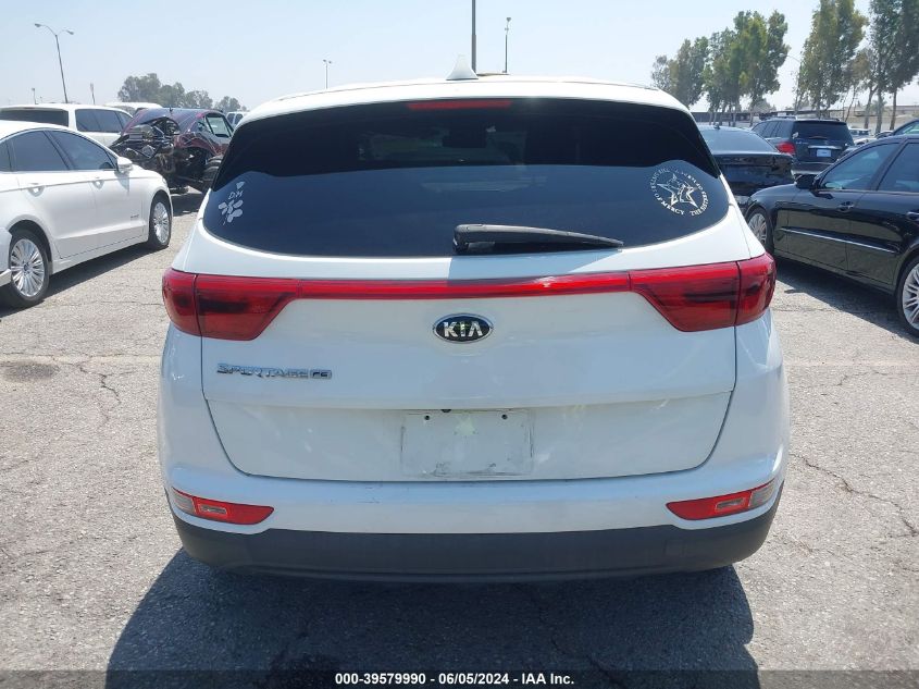 2017 Kia Sportage Lx VIN: KNDPM3AC4H7282031 Lot: 39579990