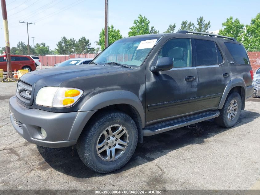 2004 Toyota Sequoia Sr5 V8 VIN: 5TDZT34A44S232204 Lot: 39580004