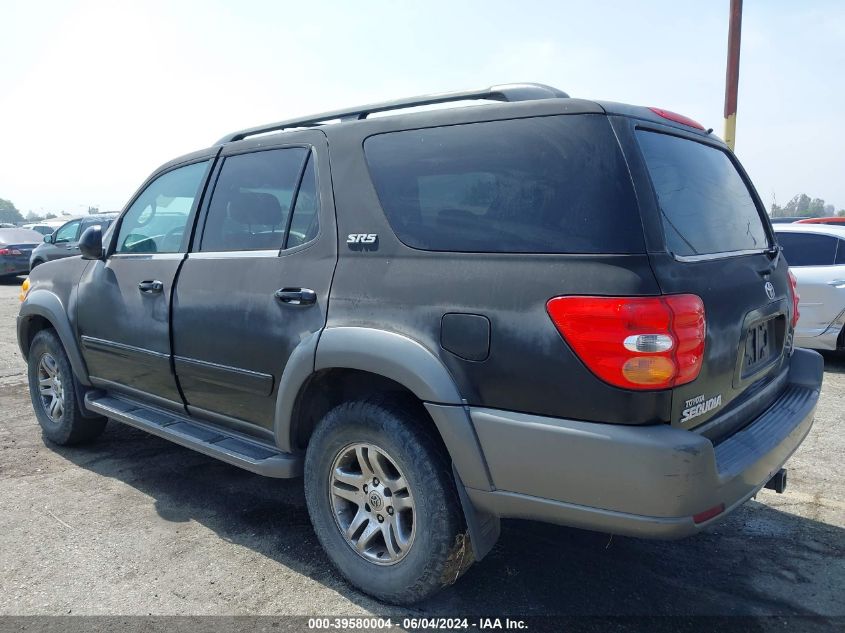 2004 Toyota Sequoia Sr5 V8 VIN: 5TDZT34A44S232204 Lot: 39580004