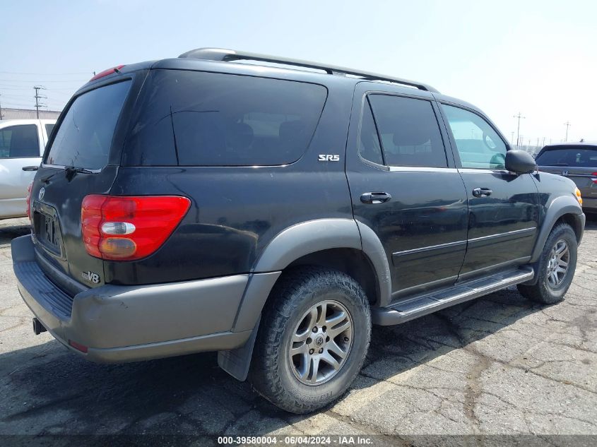 2004 Toyota Sequoia Sr5 V8 VIN: 5TDZT34A44S232204 Lot: 39580004