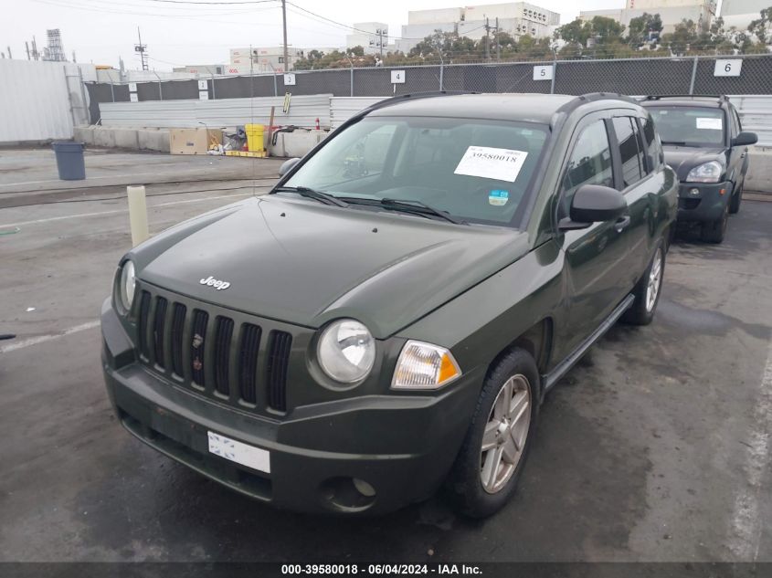 2007 Jeep Compass Sport VIN: 1J8FF47WX7D597034 Lot: 39580018