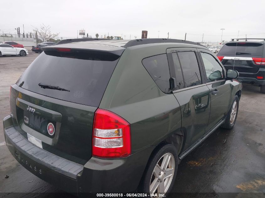 2007 Jeep Compass Sport VIN: 1J8FF47WX7D597034 Lot: 39580018