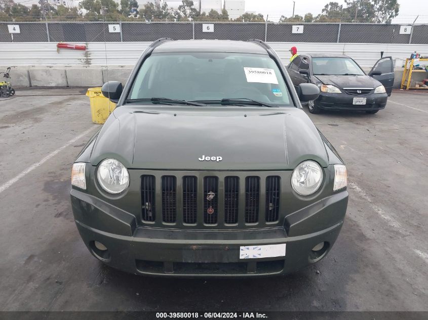 2007 Jeep Compass Sport VIN: 1J8FF47WX7D597034 Lot: 39580018