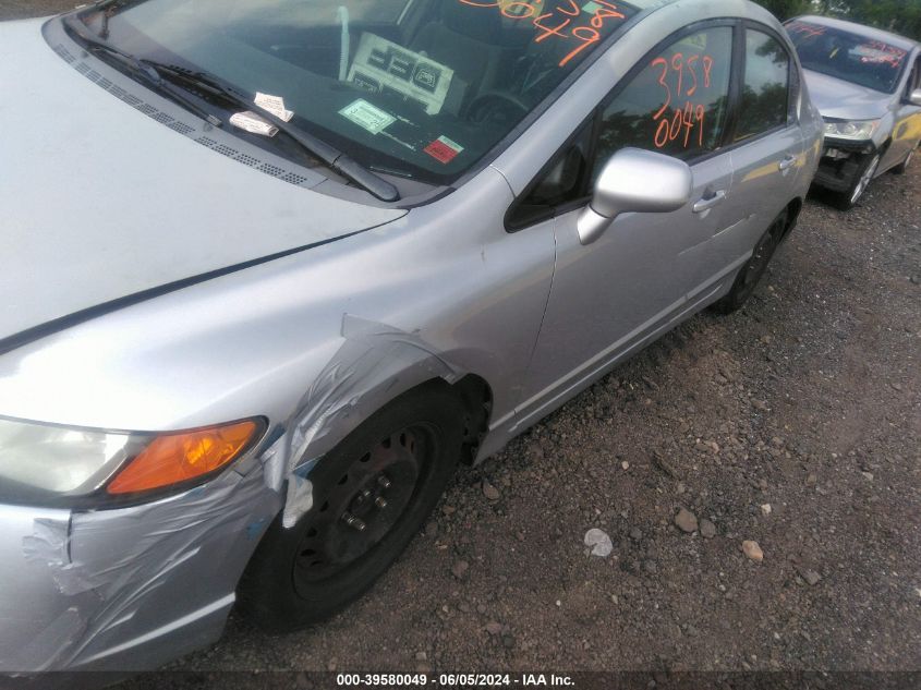 1HGFA16868L083276 | 2008 HONDA CIVIC