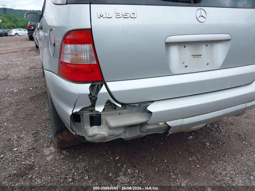 2004 Mercedes-Benz Ml 350 4Matic VIN: 4JGAB57E44A496624 Lot: 39580050